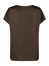Neo Noir Annabeth pusero - ruskea - naisten muoti - paidat - vesiputouskaulus - muoti - lifestyle - IHANA Store - kotimainen verkkokaupppa