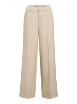 Object Sigrid Casual housut - beige meleerattu - naisten housut - muoti - pukeutuminen - lifestyle - IHANA Store