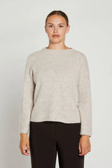 PBO Svera neule - neulepusero - beige - naisten vaatteet - muoti - lifestylemyymälä - HANA Store
