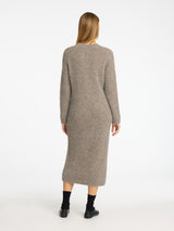 Selected Femme Gabella neulemekko - beige - naisten vaatteet - mekot - IHANA Store