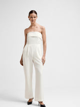 Selected Femme Vinelle haalari - valkoinen - naisten vaatteet - jumpsuit - hihaton - juhlavaatteet - IHANA Store - lifestylemyymälä