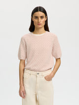 Selected Helen neule - roosa - naisten muoti - vaatteet - pukeutuminen - lifestyle - IHANA Store - kotimainen verkkokauppa