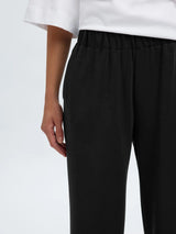 Selected Tenny collegehousut - musta - naisten housut - naisten muoti - lifestylemyymälä - IHANA Store