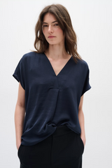 InWear Rindal t-paita - tummansininen - muoti - naisten vaatteet - yläosat - IHANA Store