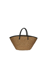 Pieces kassi - korikassi - beige - kesäkassi - naisten laukut - naisten pukeutuminen - IHANA Store - lifestylemyymälä