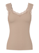 Pieces Barbera pitsitoppi - beige - alustopit - naisten muoti - lifestyle - IHANA Store