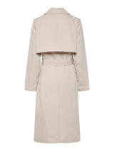 Pieces Scarlett trenssitakki - beige - naisten takit - naisten vaatteet - muoti - lifestyle - IHANA Store