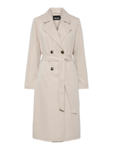 Pieces Scarlett trenssitakki - beige - naisten takit - naisten vaatteet - muoti - lifestyle - IHANA Store