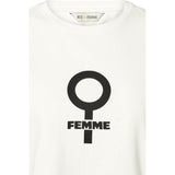 Rue de Femme Alvina t-paita - valkoinen - printtipaidat - naisten muoti - lifestyle - IHANA Store - kotimainen verkkokauppa