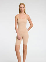 Selected Femme Selma hihaton toppi - beige - alustopit - hihattomat topit - naisten pukeutuminen - IHANA Store