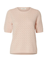Selected Helen neule - roosa - naisten muoti  - vaatteet - pukeutuminen - lifestyle - IHANA Store - kotimainen verkkokauppa