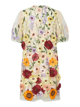 YAS Flowerings mekko  - monivärinen - naisten juhlamekot - muoti - pukeutuminen - lifestylemyymälä- IHANA Store