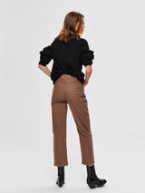 Selected Femme lulu neuletakki lyhyt - musta - yläosat - neuleet ja neuletakit - vaatteet - IHANA Store - lifestyle